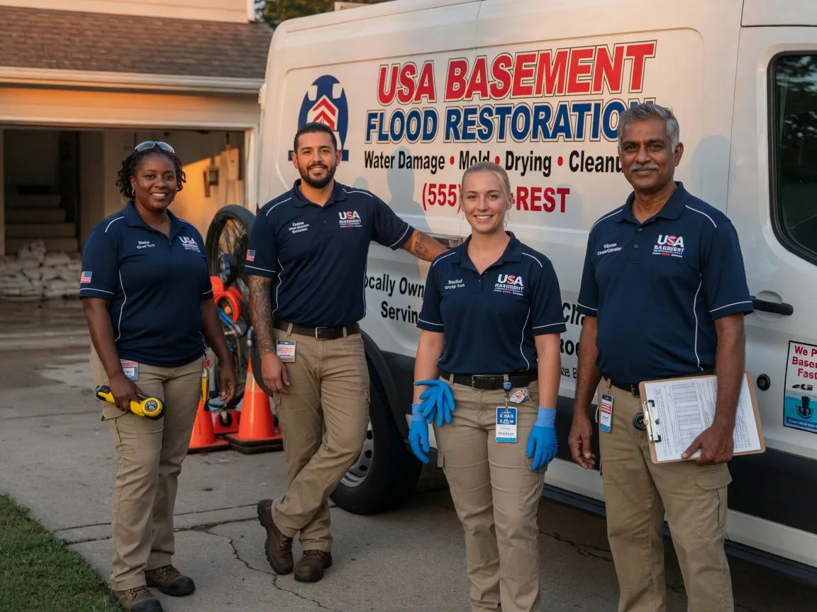 Basement Flood Cleanup company in Warnock, OH